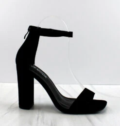 Alexis-1 Womens Opened Toe Heeled Single Strap Sandals -Bamboo Store 08e50ccb80911882359be3ad2968f7f5