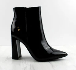 Harper 1 Women's Flared Heeled Pointed Toe Ankle Boots -Bamboo Store 10ac5d092459be460135b58612b59f98