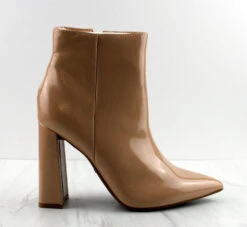 Harper 1 Women's Flared Heeled Pointed Toe Ankle Boots -Bamboo Store 15b4f392c0bb498eb3ecdbbf80722861