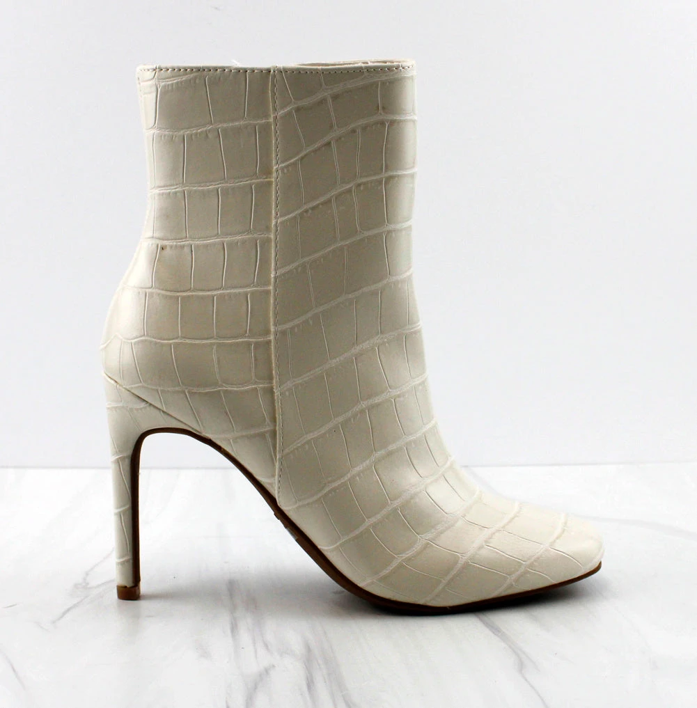 Obtain 1 Women's Square Toe Stiletto Heeled Boots 7 Obtain 1 Women's Square Toe Stiletto Heeled Boots - Image 5