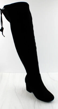 Lucy 1 Women's Suede Knee High Block Heeled Boots -Bamboo Store 2f756b72bd175f13c9fda492d5d029ac