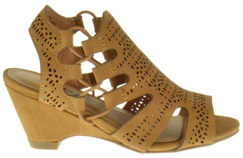 ZUKA-11S Little Girls Cut Out Peep Toe Sandals 11 ZUKA-11S Little Girls Cut Out Peep Toe Sandals - Image 9