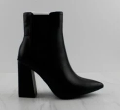 Setting 04 Women's Pointed Toe Block Heeled Boots -Bamboo Store 345644997eac4dd52e3e0d1ecbce929c