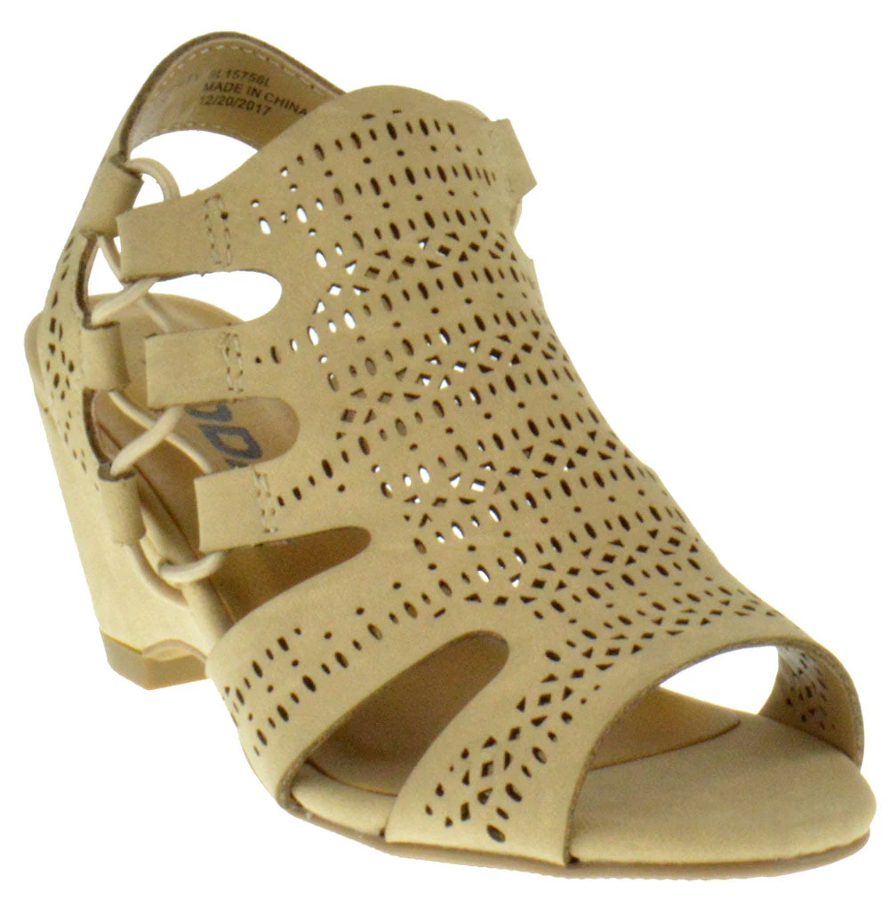 ZUKA-11S Little Girls Cut Out Peep Toe Sandals 12 ZUKA-11S Little Girls Cut Out Peep Toe Sandals - Image 10