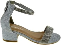 Gallery 45K Little Girls Strappy Rhinestone Dress Heel Sandals 11 Gallery 45K Little Girls Strappy Rhinestone Dress Heel Sandals -Bamboo Store 61G wd sXEL. AC UX625