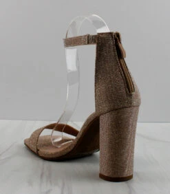 Alexis-1 Womens Opened Toe Heeled Single Strap Sandals -Bamboo Store 80348a7eb0289fa39e42655f1b02e1a5