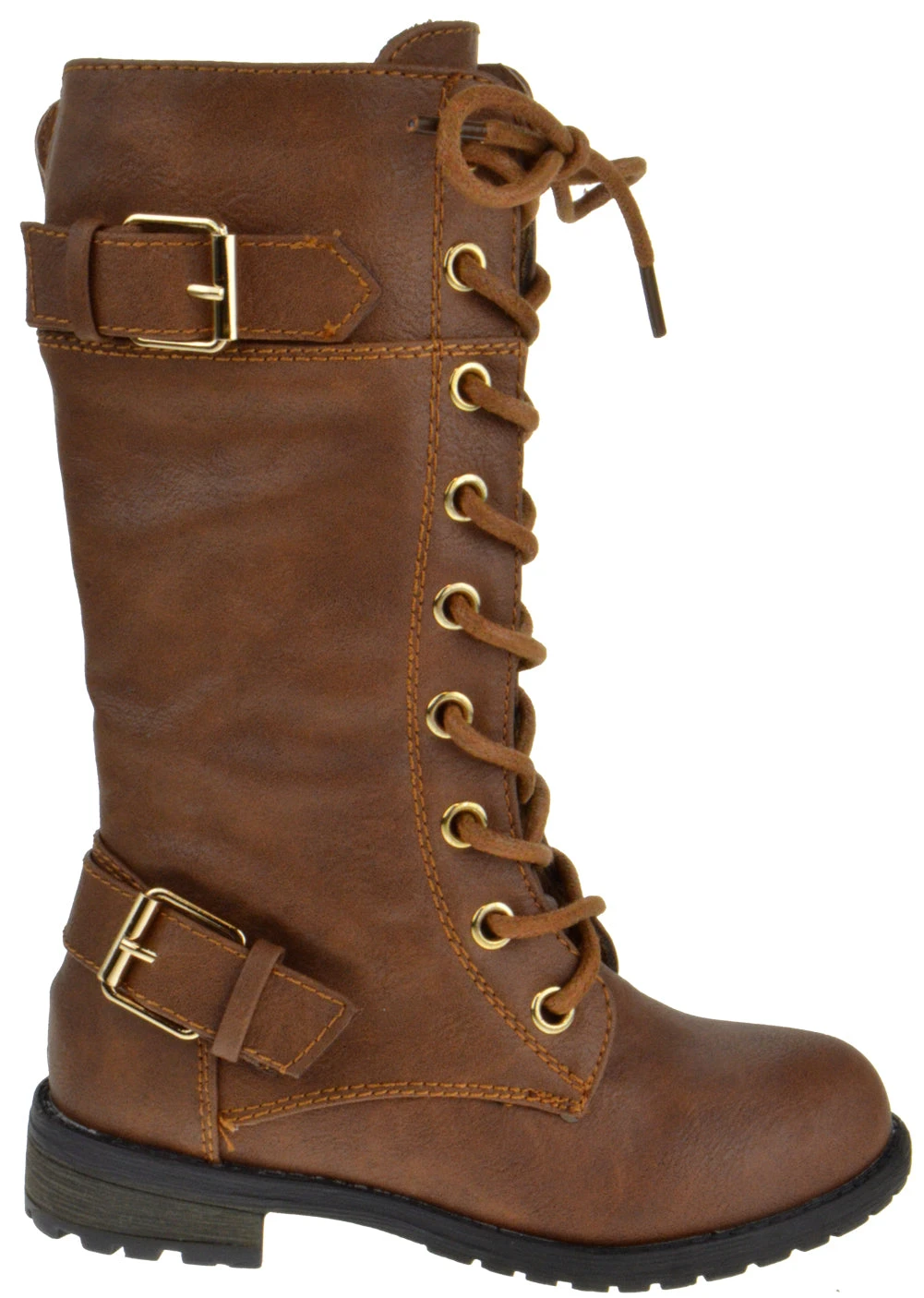 Mango 27k Girls Knee High Lace Up Combat Boot 4 Mango 27k Girls Knee High Lace Up Combat Boot - Image 2