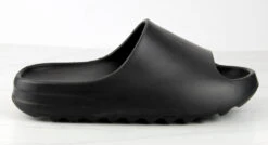 Agency 01 Womens Horizontal Grooved Outsole Slides -Bamboo Store Agency01Black 2