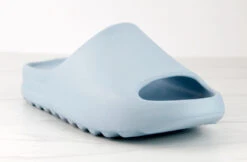 Agency 01 Womens Horizontal Grooved Outsole Slides -Bamboo Store Agency01Blue 1