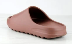 Agency 01 Womens Horizontal Grooved Outsole Slides -Bamboo Store Agency01Brown 3