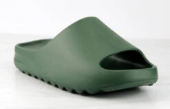 Agency 01 Womens Horizontal Grooved Outsole Slides -Bamboo Store Agency01Olive 1