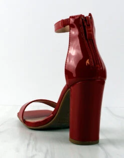 Alexis-9 Womens Single Band Block Heeled Sandals -Bamboo Store Alexis 9 4