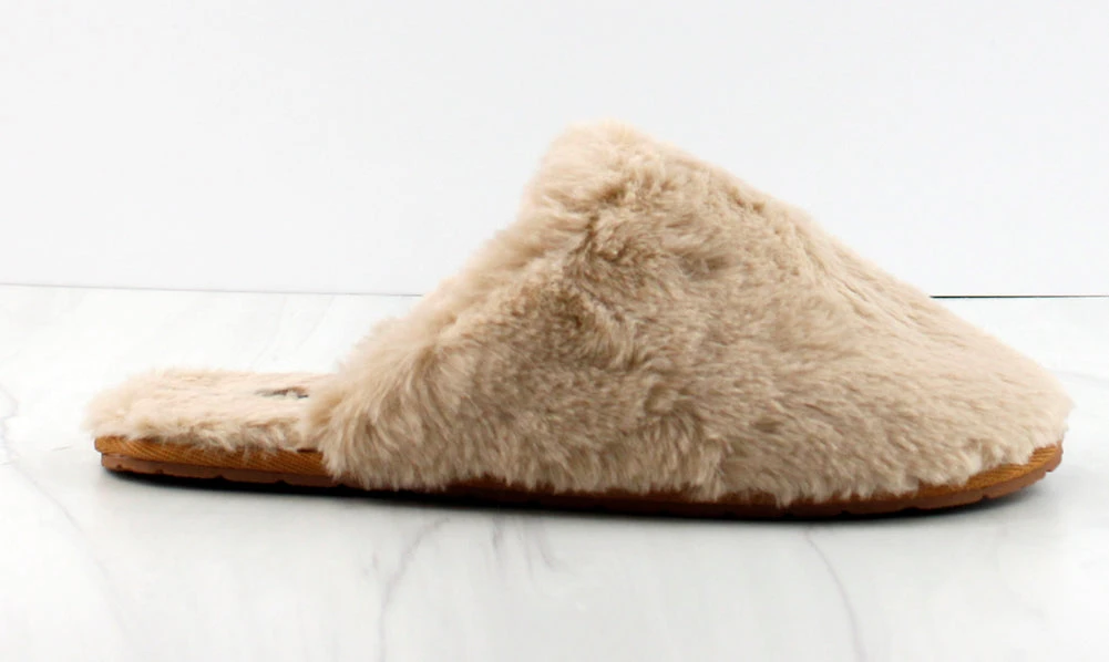 Allow Women's Fur Slip On Slippers 4 Allow Women's Fur Slip On Slippers - Image 2