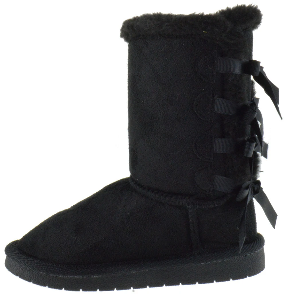 Ann 34K Girls Shearling Bowtie Fur Boots 12 Ann 34K Girls Shearling Bowtie Fur Boots - Image 10