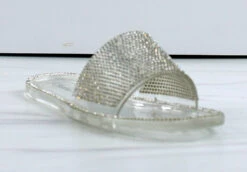 Arden 1k Little Girls Transparent Single Strap Slip On Sandals -Bamboo Store Arden 1k 2