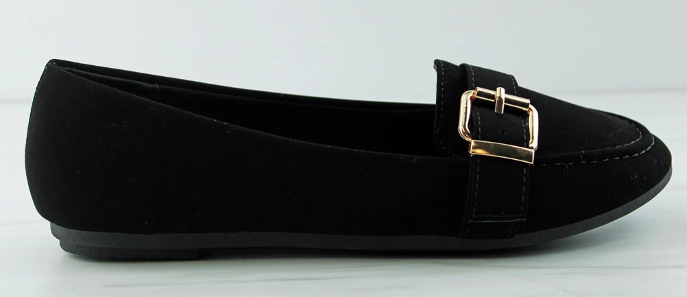 Audrey 8 Women's Almond Toe Buckled Comfort Flats 4 Audrey 8 Women's Almond Toe Buckled Comfort Flats - Image 2