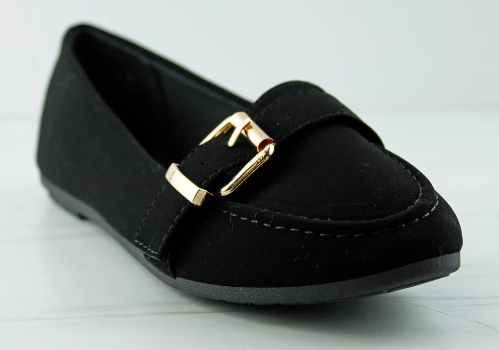 Audrey 8 Women's Almond Toe Buckled Comfort Flats 3 Audrey 8 Women's Almond Toe Buckled Comfort Flats