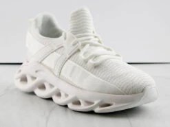 Forever Brave 12 Women's Textured Hallow Carved Outer Sole Sneakers -Bamboo Store BRAVE 12 2