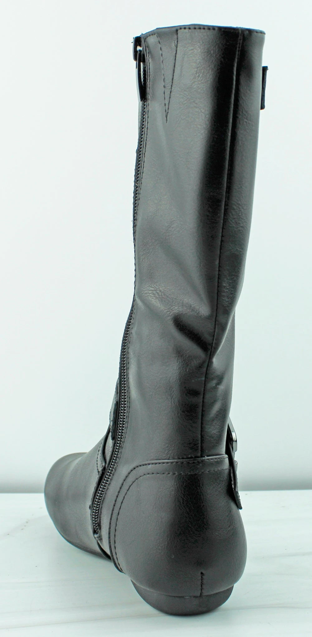 Bank 48k Little Girl's Double Buckle Flat Riding Boots 5 Bank 48k Little Girl's Double Buckle Flat Riding Boots - Image 3