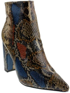 Bamboo BellFlower 09 Womens Chunky Heeled Pointed Toe Ankle Booties