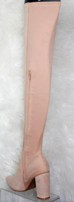 Bamboo Bellflower 11 Women's Over The Knee Mid Heeled Boots -Bamboo Store Bellflower11 1