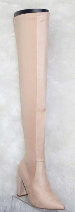 Bamboo Bellflower 11 Women's Over The Knee Mid Heeled Boots -Bamboo Store Bellflower11 3