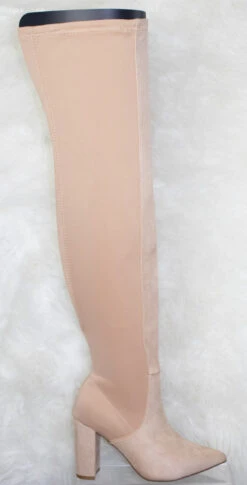 Bamboo Bellflower 11 Women's Over The Knee Mid Heeled Boots -Bamboo Store Bellflower11 4