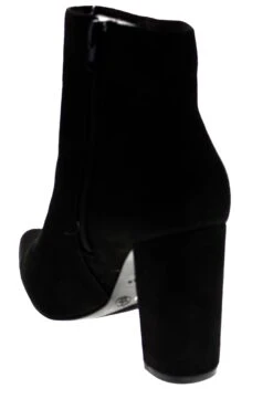 Bamboo BellFlower 09 Womens Chunky Heeled Pointed Toe Ankle Booties -Bamboo Store BellflowerBlack 2