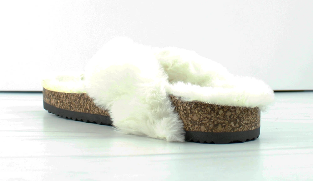 Forever Benefit 12 Womens Faux Fur Lined Thong Slides 8 Forever Benefit 12 Womens Faux Fur Lined Thong Slides - Image 6