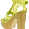 Benjamin 9 Womens T Strap High Heel Sandal -Bamboo Store Benjamin09Yellow 3