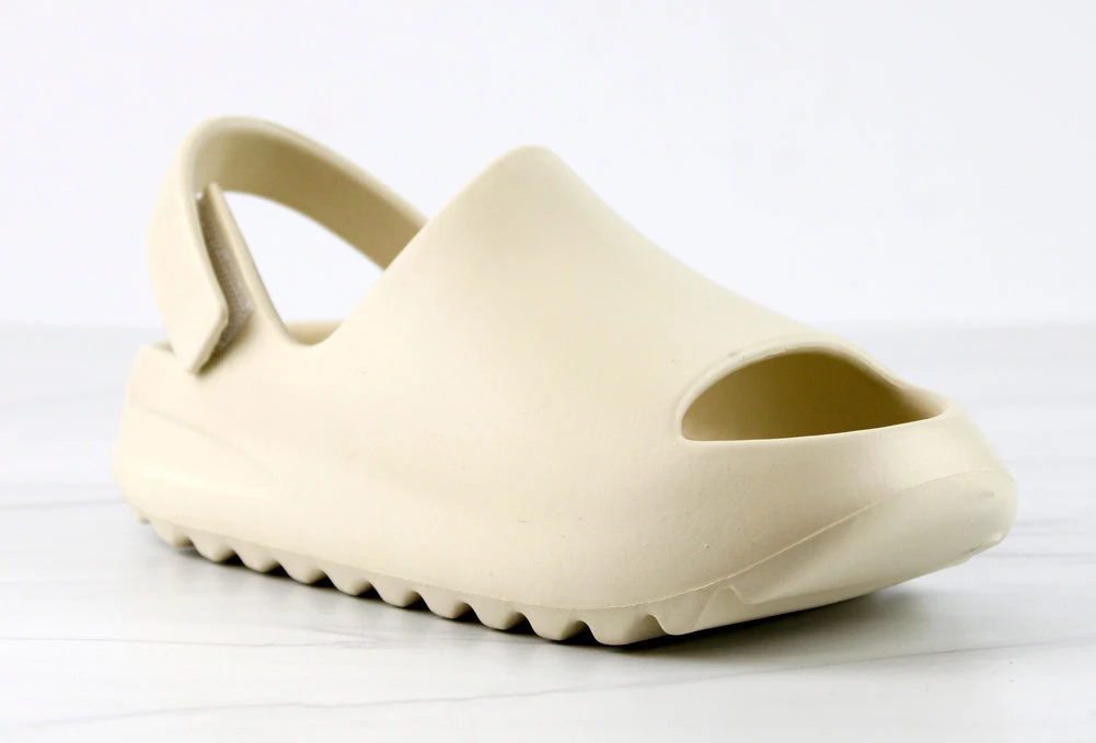 Bev Little Kids Detachable Ankle Strap Grooved Outsole Sandal Slides 12 Bev Little Kids Detachable Ankle Strap Grooved Outsole Sandal Slides - Image 10