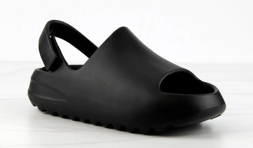 Bev Little Kids Detachable Ankle Strap Grooved Outsole Sandal Slides 15 Bev Little Kids Detachable Ankle Strap Grooved Outsole Sandal Slides - Image 13