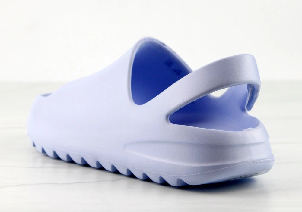 Bev Little Kids Detachable Ankle Strap Grooved Outsole Sandal Slides 5 Bev Little Kids Detachable Ankle Strap Grooved Outsole Sandal Slides - Image 3