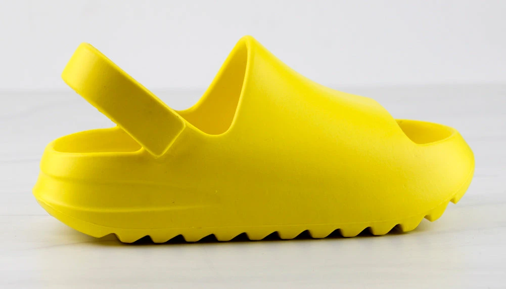 Bev Little Kids Detachable Ankle Strap Grooved Outsole Sandal Slides 7 Bev Little Kids Detachable Ankle Strap Grooved Outsole Sandal Slides - Image 5