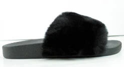 Biselle Womens Flat ComfortFur Slides -Bamboo Store Biselle 1