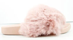 Biselle Womens Flat ComfortFur Slides -Bamboo Store Biselle 4