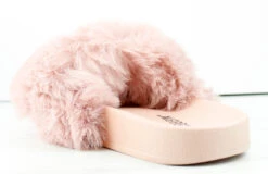 Biselle Womens Flat ComfortFur Slides -Bamboo Store Biselle 6