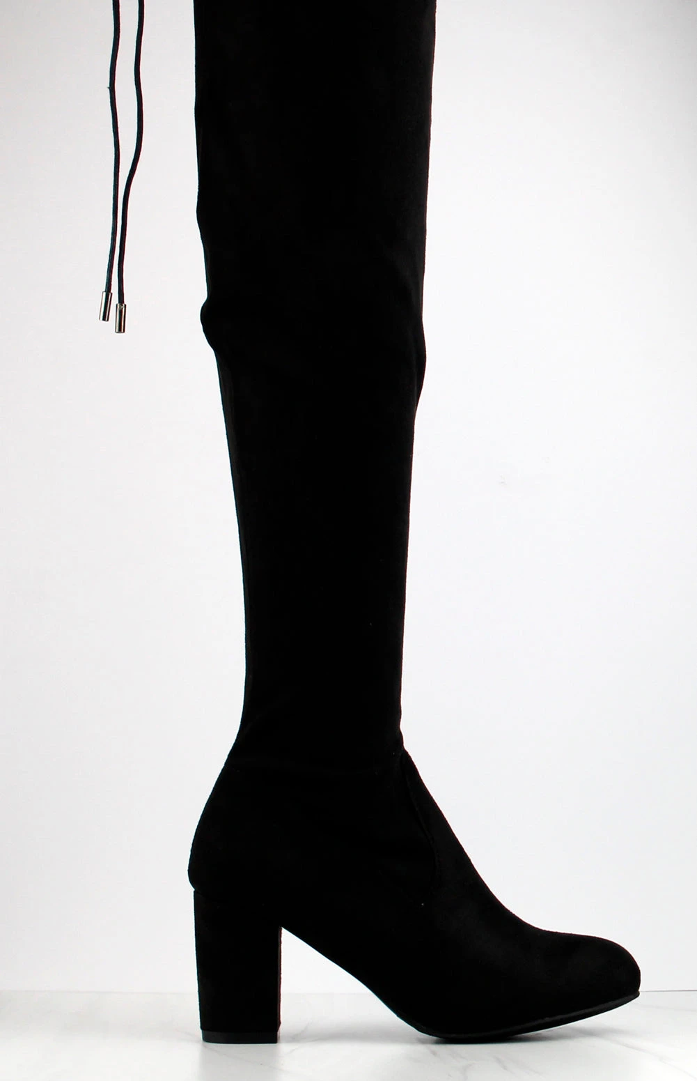 Bonita-02 OK Women's Drawstring Over The Knee Round Toe Boots 5 Bonita-02 OK Women's Drawstring Over The Knee Round Toe Boots - Image 3