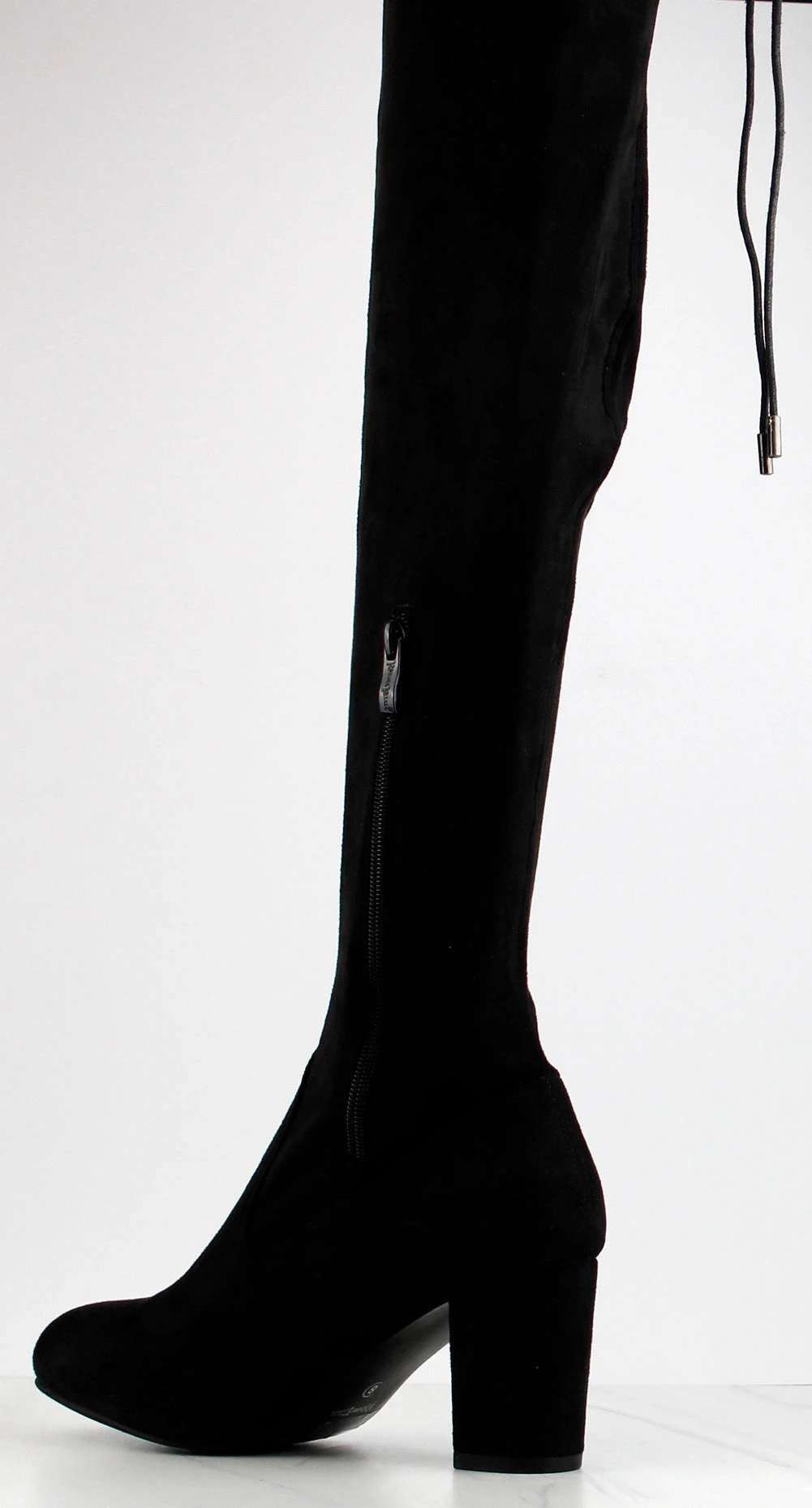 Bonita-02 OK Women's Drawstring Over The Knee Round Toe Boots 4 Bonita-02 OK Women's Drawstring Over The Knee Round Toe Boots - Image 2