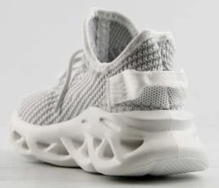 Forever Brave 11K Little Girl's Textured Hallow Carved Outer Sole Sneakers -Bamboo Store Brave11kWhite 3