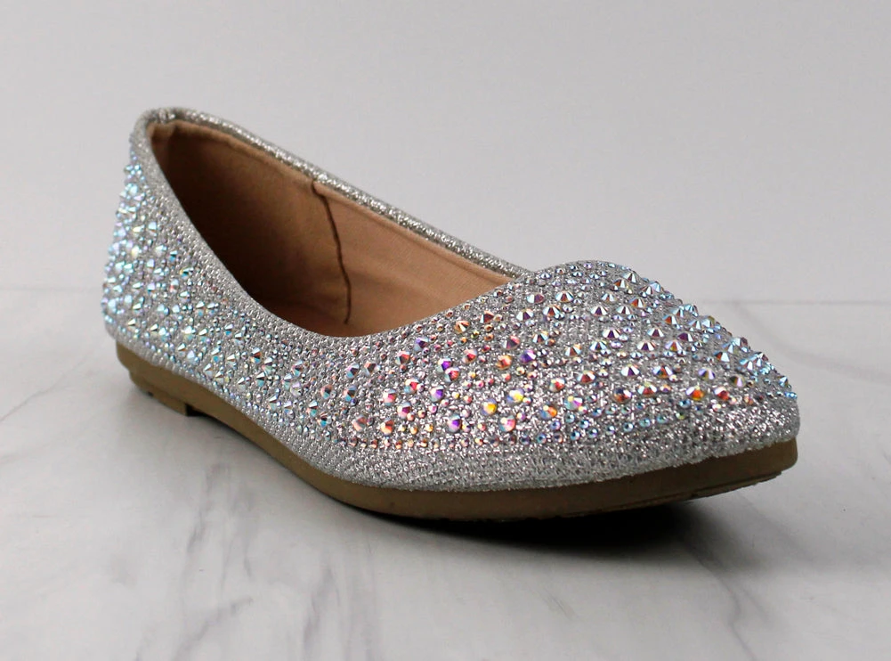 Bruce 1 Women's Embellished Almond Toe Flats 6 Bruce 1 Women's Embellished Almond Toe Flats - Image 4