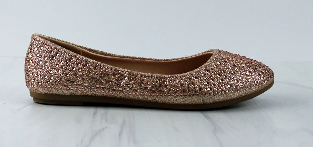 Bruce 1 Women's Embellished Almond Toe Flats 4 Bruce 1 Women's Embellished Almond Toe Flats - Image 2