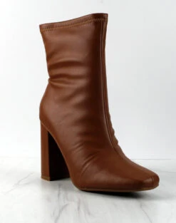 Bruno 1Women's Block Heeled Pointed Toe Ankle Boots -Bamboo Store Bruno 1 2 cc8cd29f b01a 4417 9001 7785b2578829