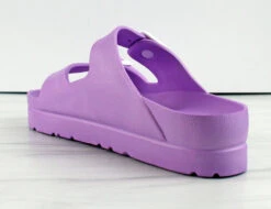 Cali Vibez Womens Double Buckle Strap Platform Sandals -Bamboo Store CaliVibez 4