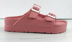 Cali Vibez Womens Double Buckle Strap Platform Sandals -Bamboo Store CaliVibez 6