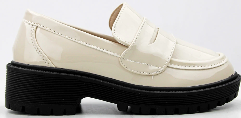 Chief 60K Little Girl's Patent Chunky Lug Sole Loafers 10 Chief 60K Little Girl's Patent Chunky Lug Sole Loafers - Image 8