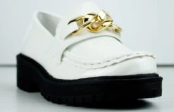 Forever Chief-63K Little Girls Platform Chain Accented Lug Sole Shoes -Bamboo Store Chief 63K 5