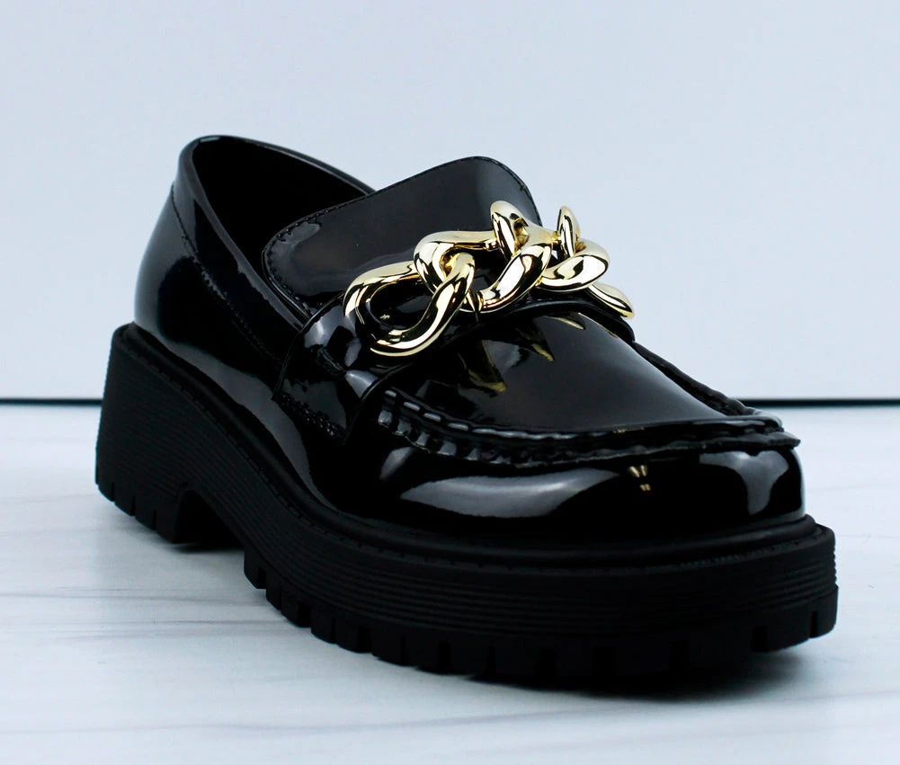 Forever Chief-63 Women's Platform Chain Accented Lug Sole Shoes 9 Forever Chief-63 Women's Platform Chain Accented Lug Sole Shoes - Image 7