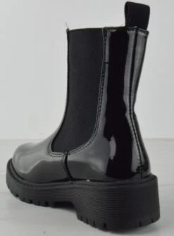 Chief 87k Little Girls Chunky Ridge Sole Ankle Boots 13 Chief 87k Little Girls Chunky Ridge Sole Ankle Boots -Bamboo Store Chief87kBlack 2