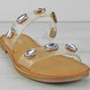 Chip Women's Multi Stone Double Band Slides -Bamboo Store Chip 1